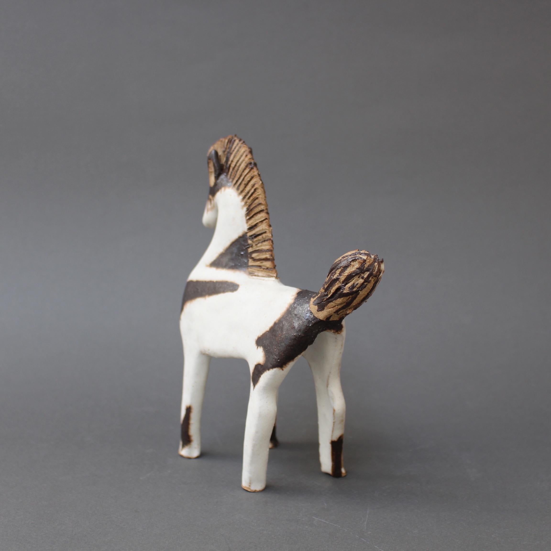 Italian Set of Two Ceramic Horses by Bruno Gambone, Italy, circa 1970s