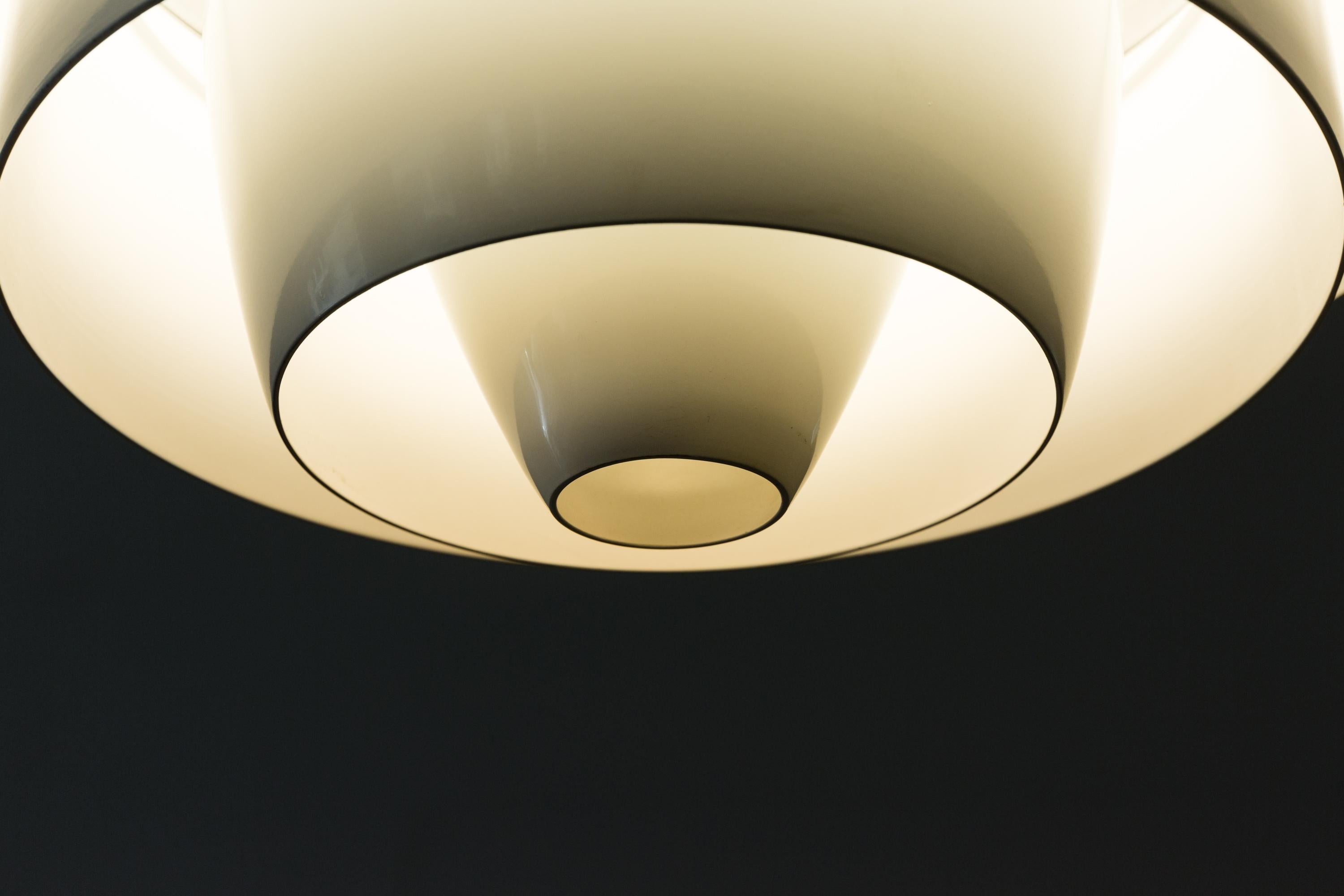Scandinavian Modern Louis Poulsen Pendant Lamp by Kurt Norregaard & Poul Henningsen