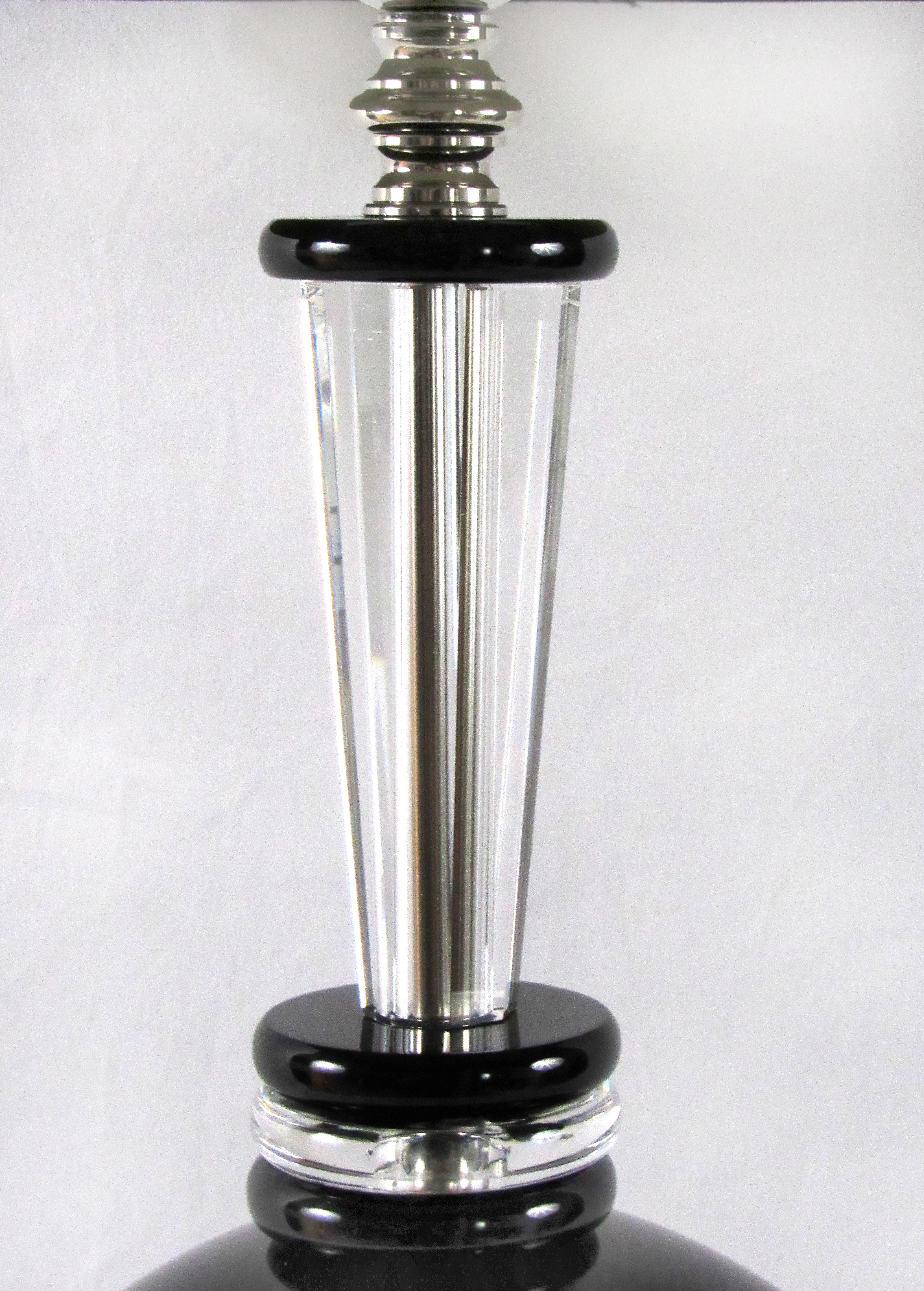 Italian Laudarte Srl Leo Mirai Collection Bohemian Crystal Odessa Table Lamps, Per Item For Sale