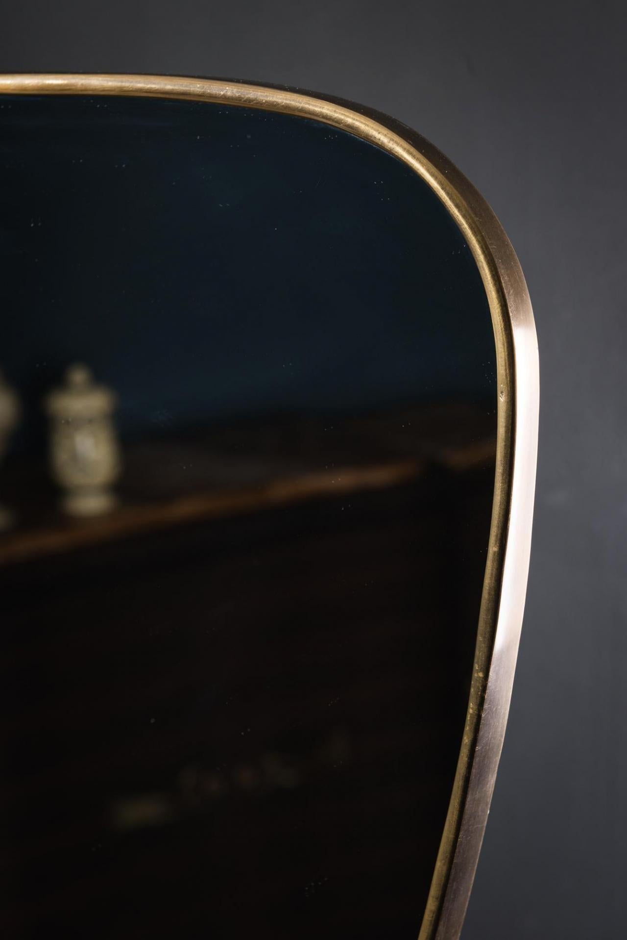 Floor Patina Brass Mirror Art Deco Style Neuf - En vente à Tourcoing, FR