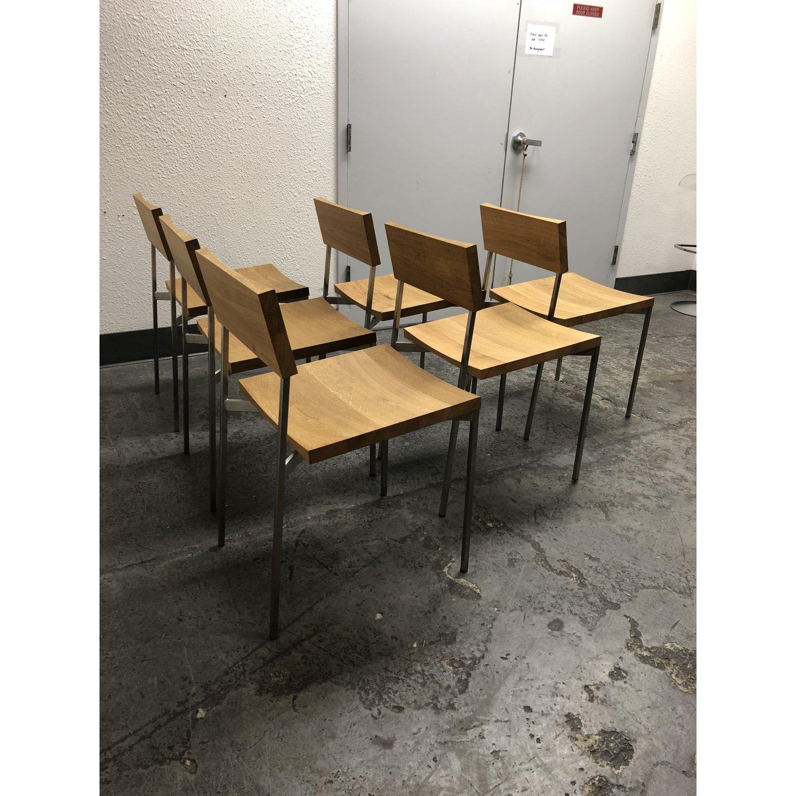 German Philipp Mainzer for E15 Ch03 Henning Chairs, Set of Six For Sale