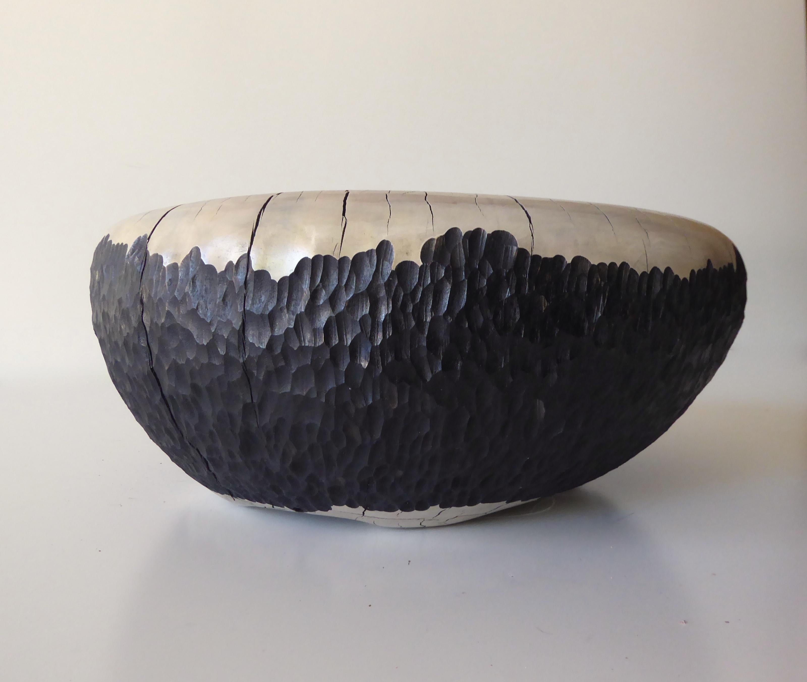 Carved Organic Vessel by Contemporary American Artist Daniel Pollock In New Condition In Palm Springs, CA