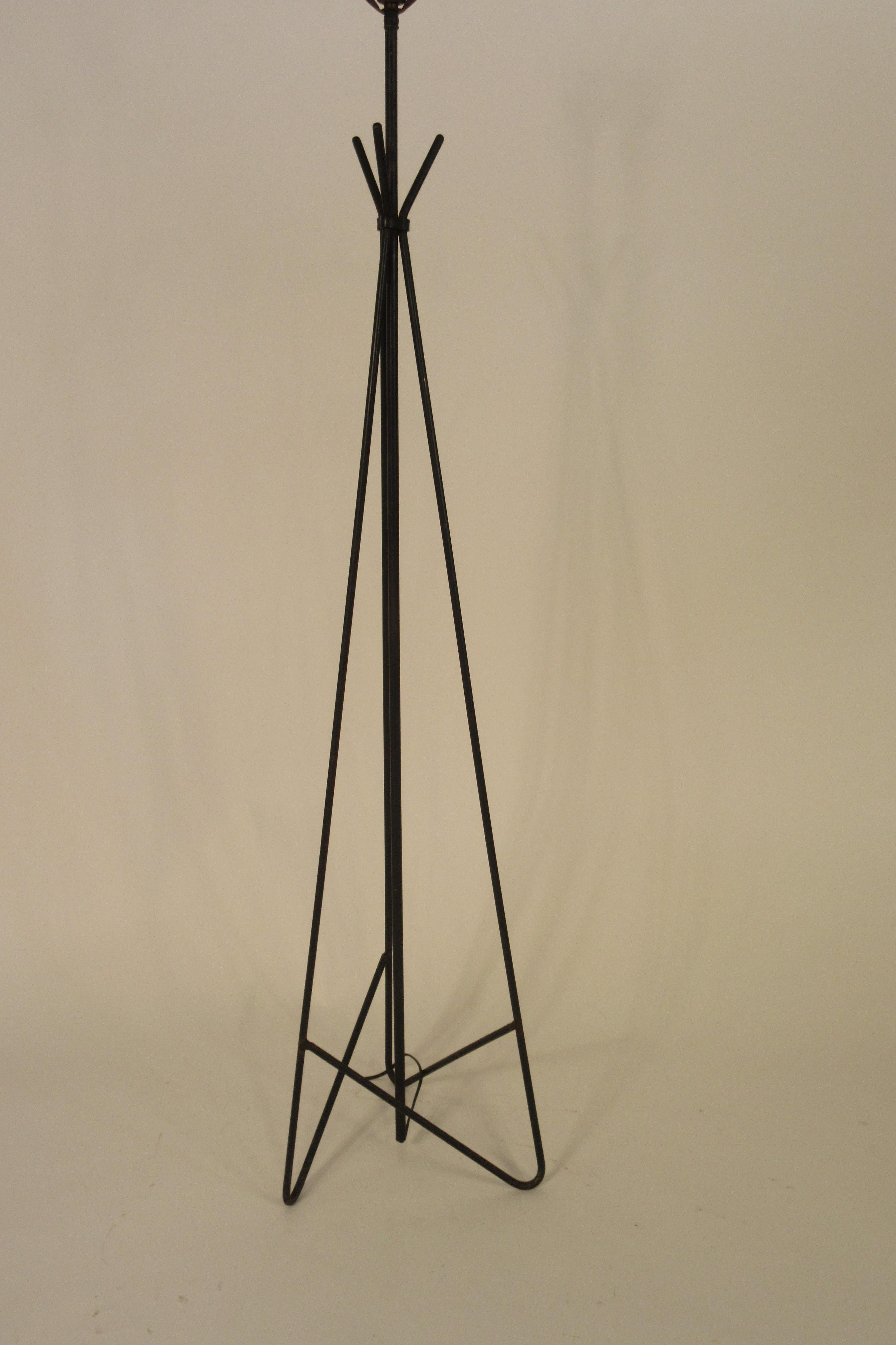 Mid-20th Century Midcentury Abstract Iron Floor Lamp