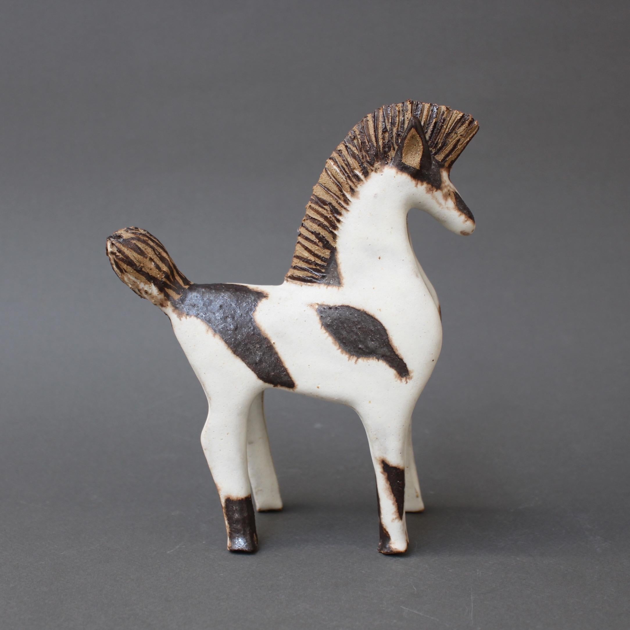 Set of Two Ceramic Horses by Bruno Gambone, Italy, circa 1970s In Good Condition In London, GB