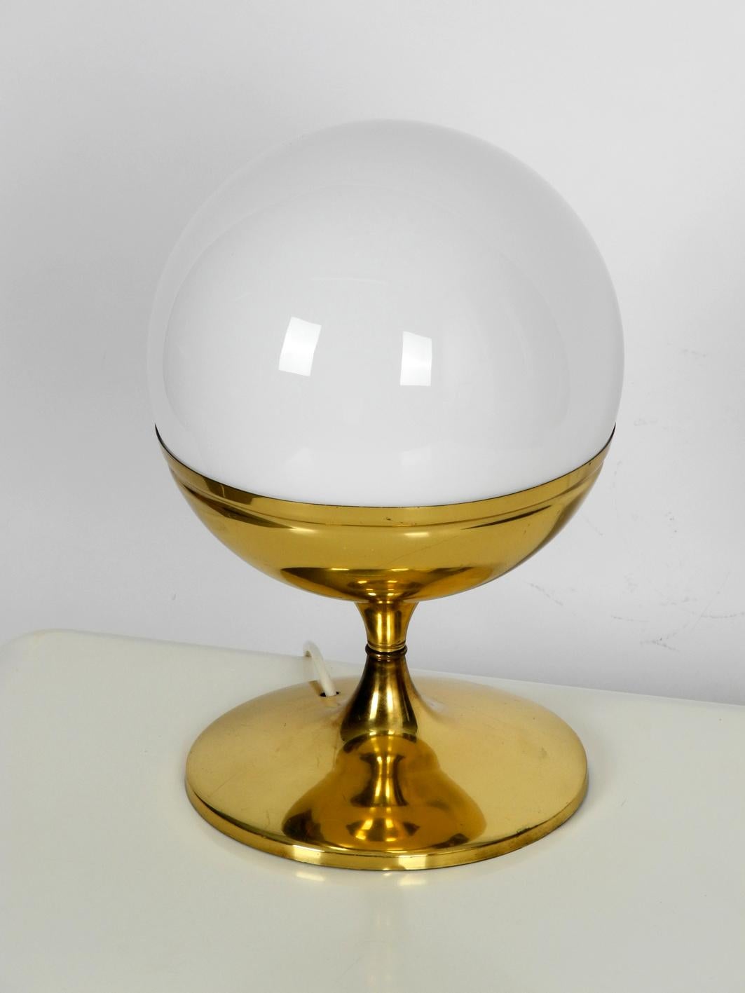 large glass ball table lamp