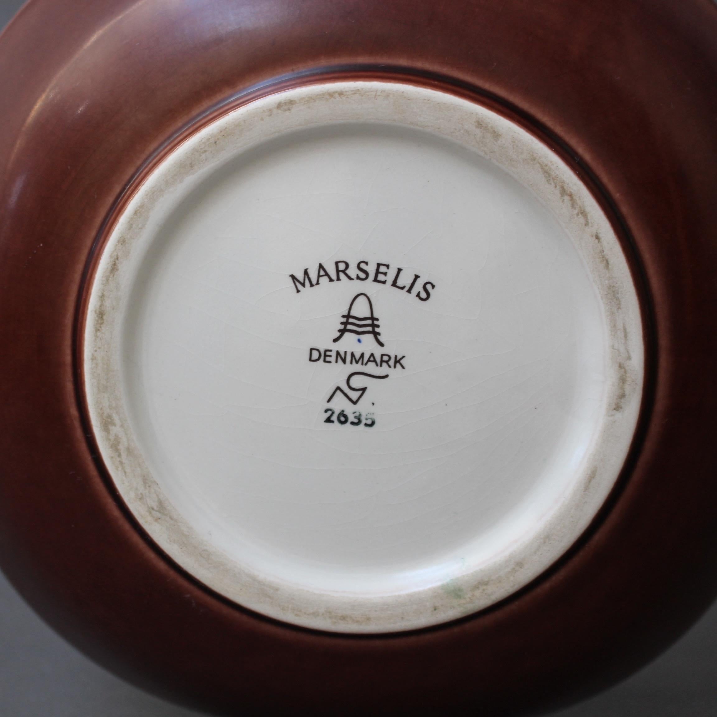 Marselis Porcelain Bowl by Nils Thorsson for Royal Copenhagen, Denmark 1