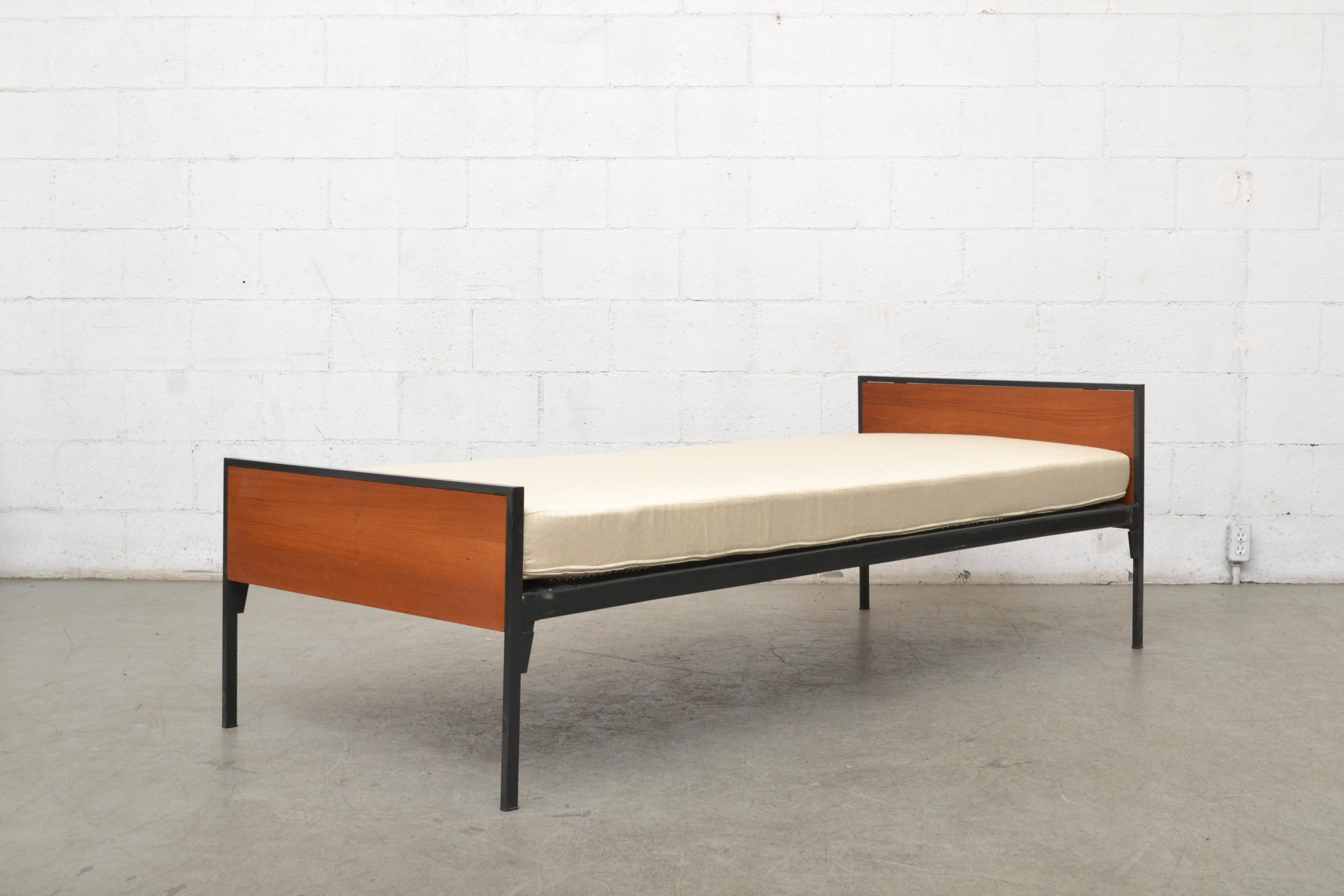 Metal Midcentury Twin Bed by Auping