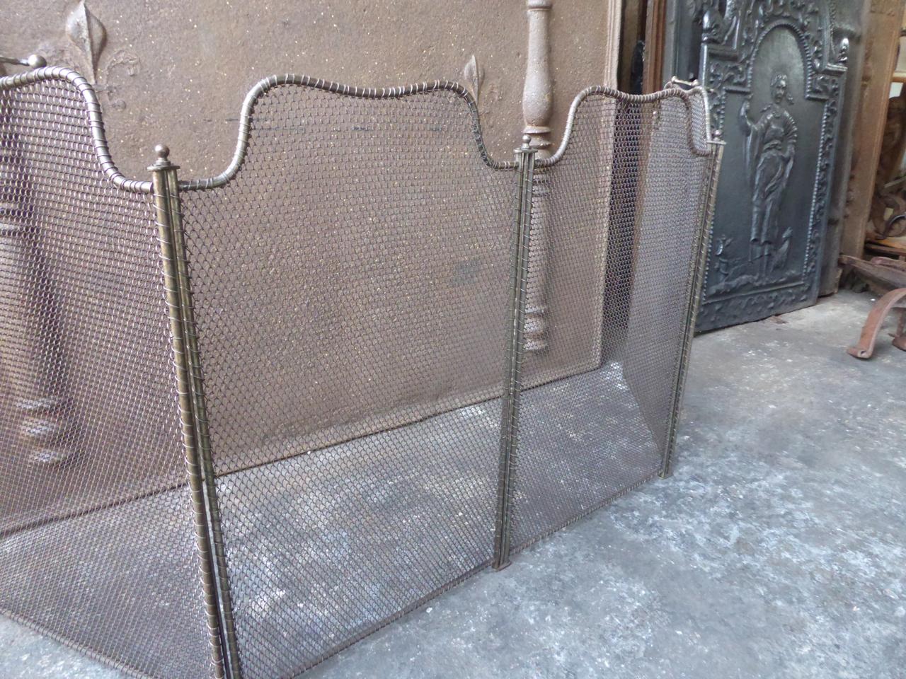 19th Century French Napoleon III Fireplace Screen or Fire Screen 4