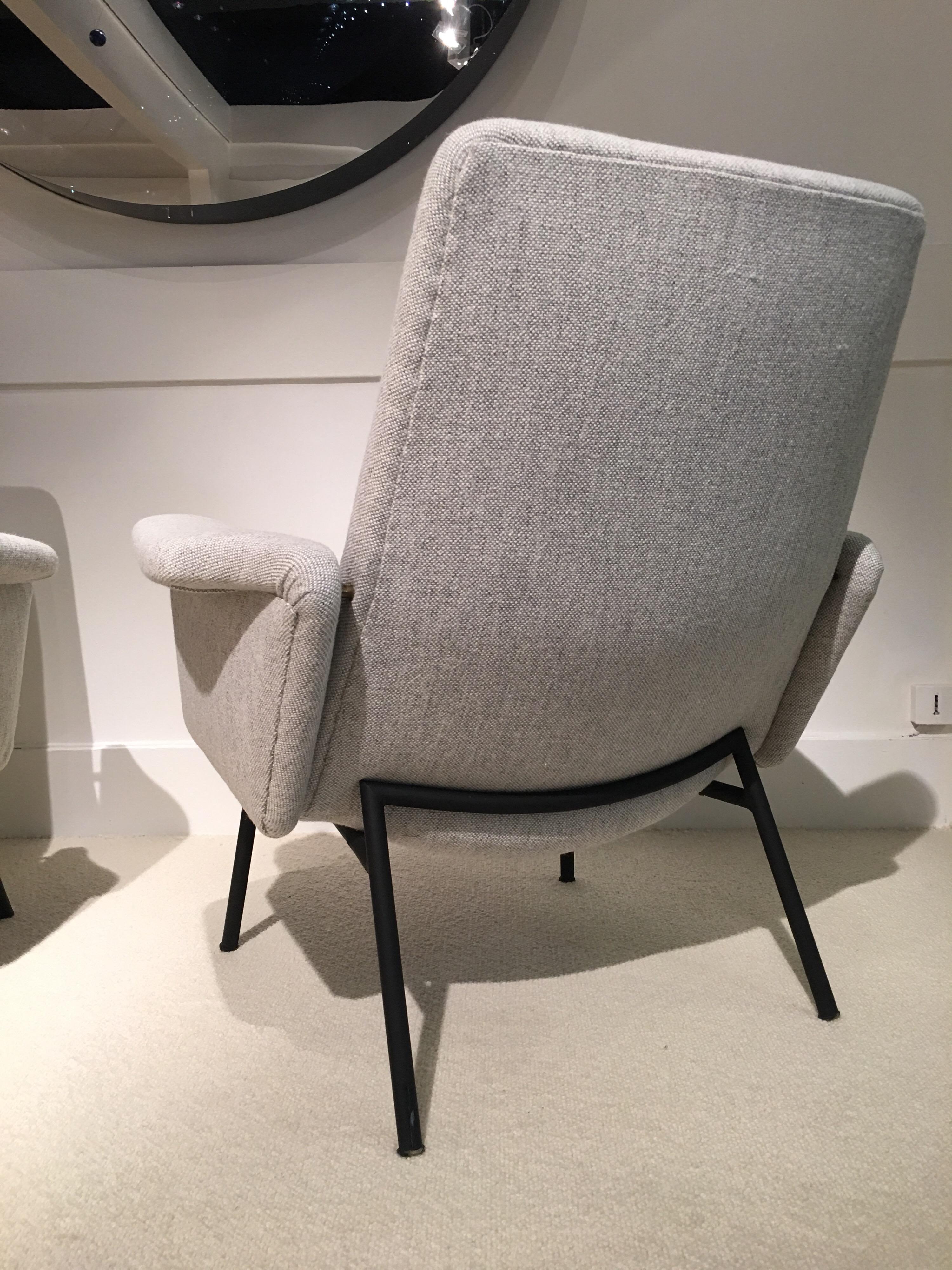 Pair of Sk660 Armchairs by Pierre Guariche 2