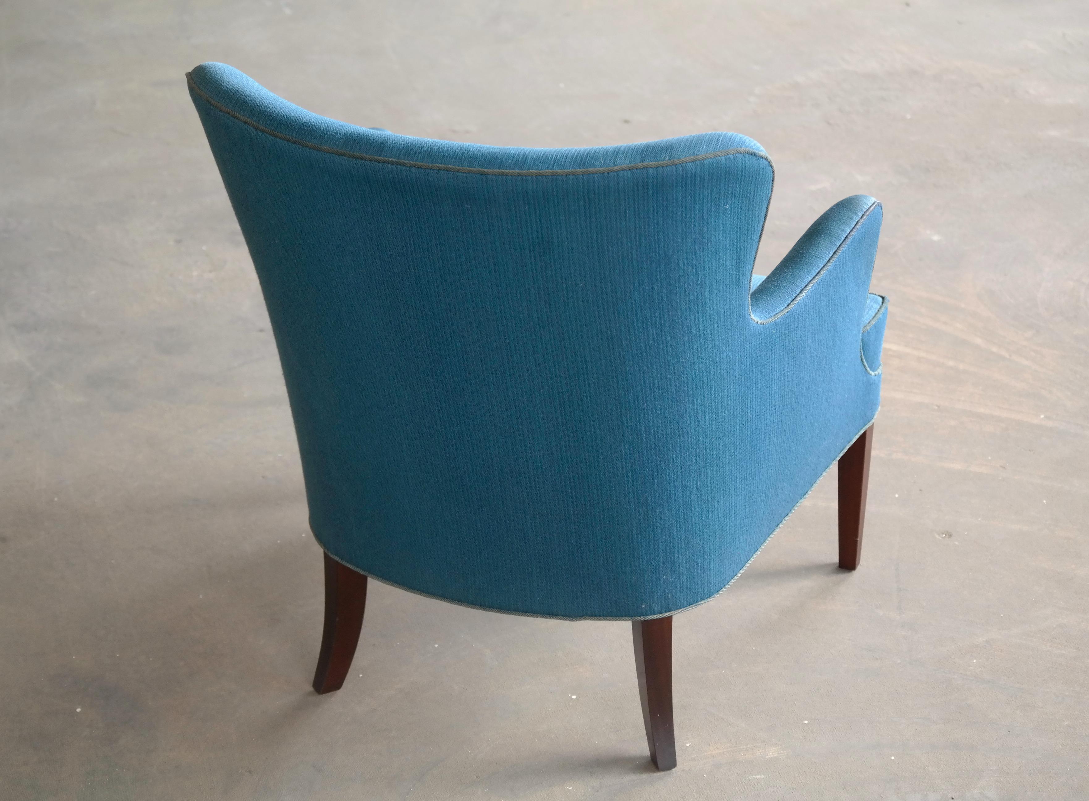Classic Frits Henningsen Lounge Chair Danish Midcentury 2