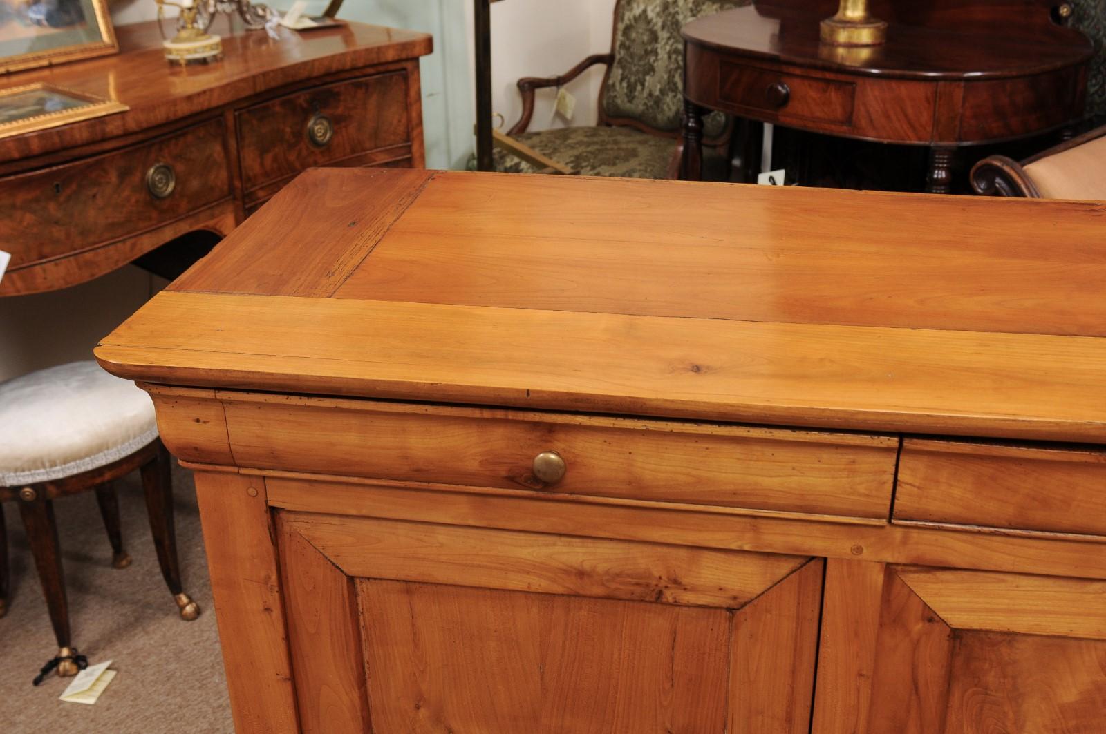 19th Century French Louis Philippe Style Fruitwood Enfilade 5