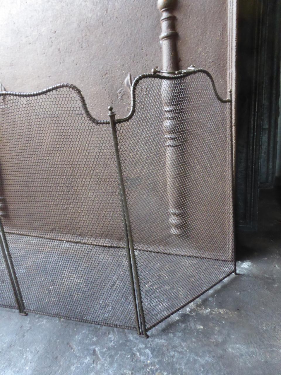 19th Century French Napoleon III Fireplace Screen or Fire Screen 5