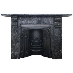 19th Century Late Victorian St Anne Marble Fire Surround
