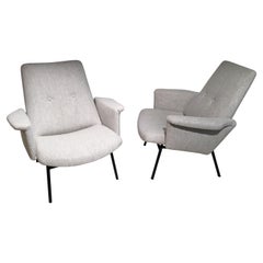 Pair of Sk660 Armchairs by Pierre Guariche