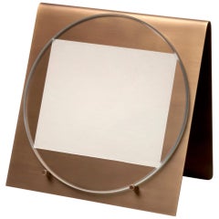 Salvatori Balancing Photo Frame in Brass by Studiocharlie