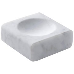 Salvatori Pillow Dish Tray in Bianco Carrara Marble by John Pawson