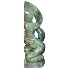 Green Marble Sculpture by Mario C G