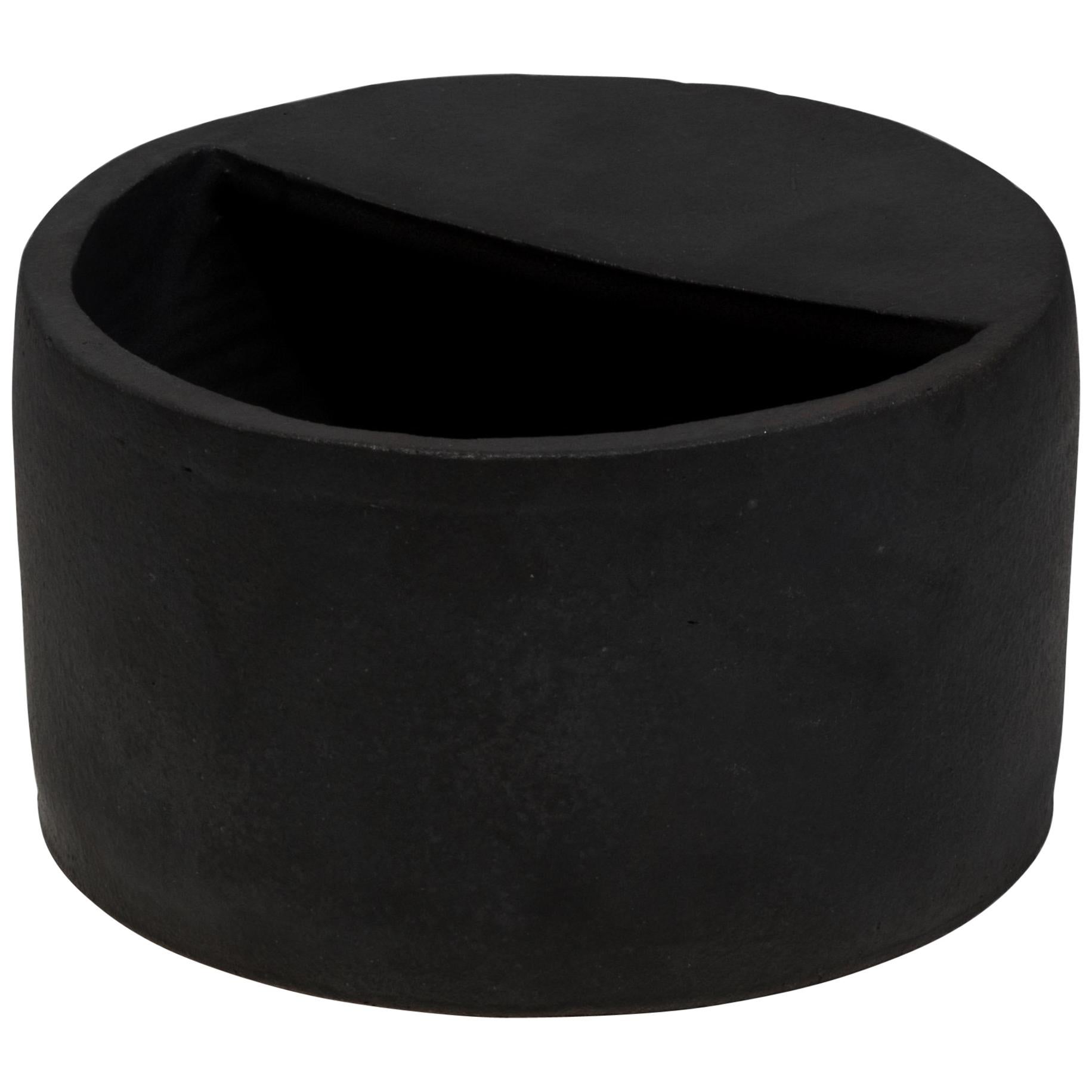 Jonathan Nesci w/ Robert Pulley Ceramic Vessel with Black Coppered Glaze 18/06