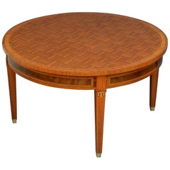Early 20th Century Rosewood and Inlaid Coffee Table