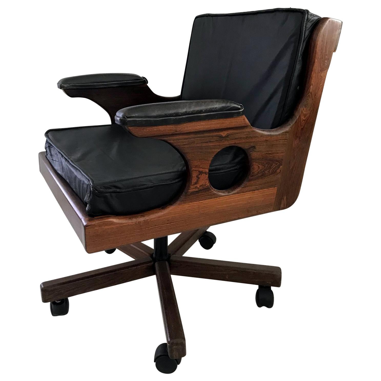 Desk Chair on Castor Don Shoemaker Mexican Modern