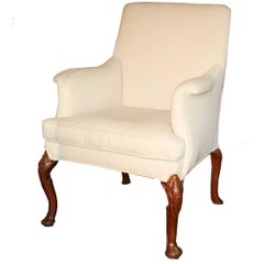 George II Walnut-Leg Armchair