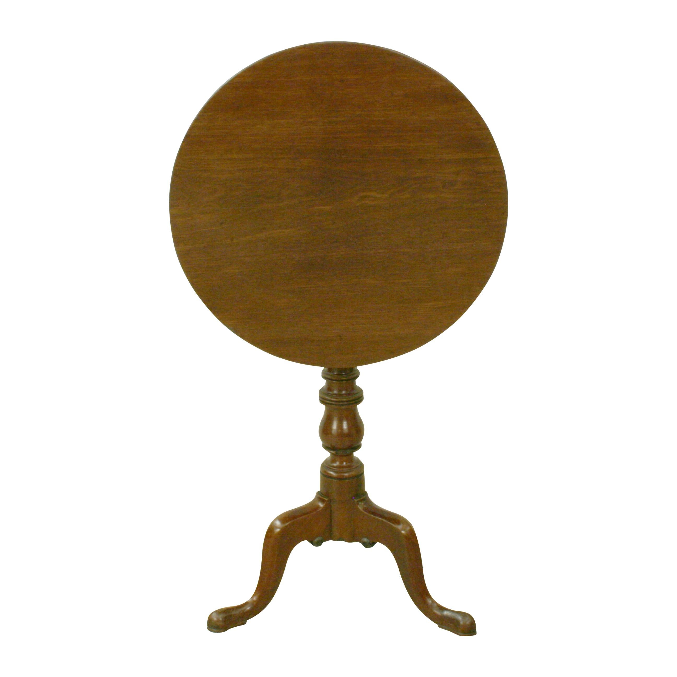 Phillipe Tripod Milk Glass Table For Sale at 1stDibs