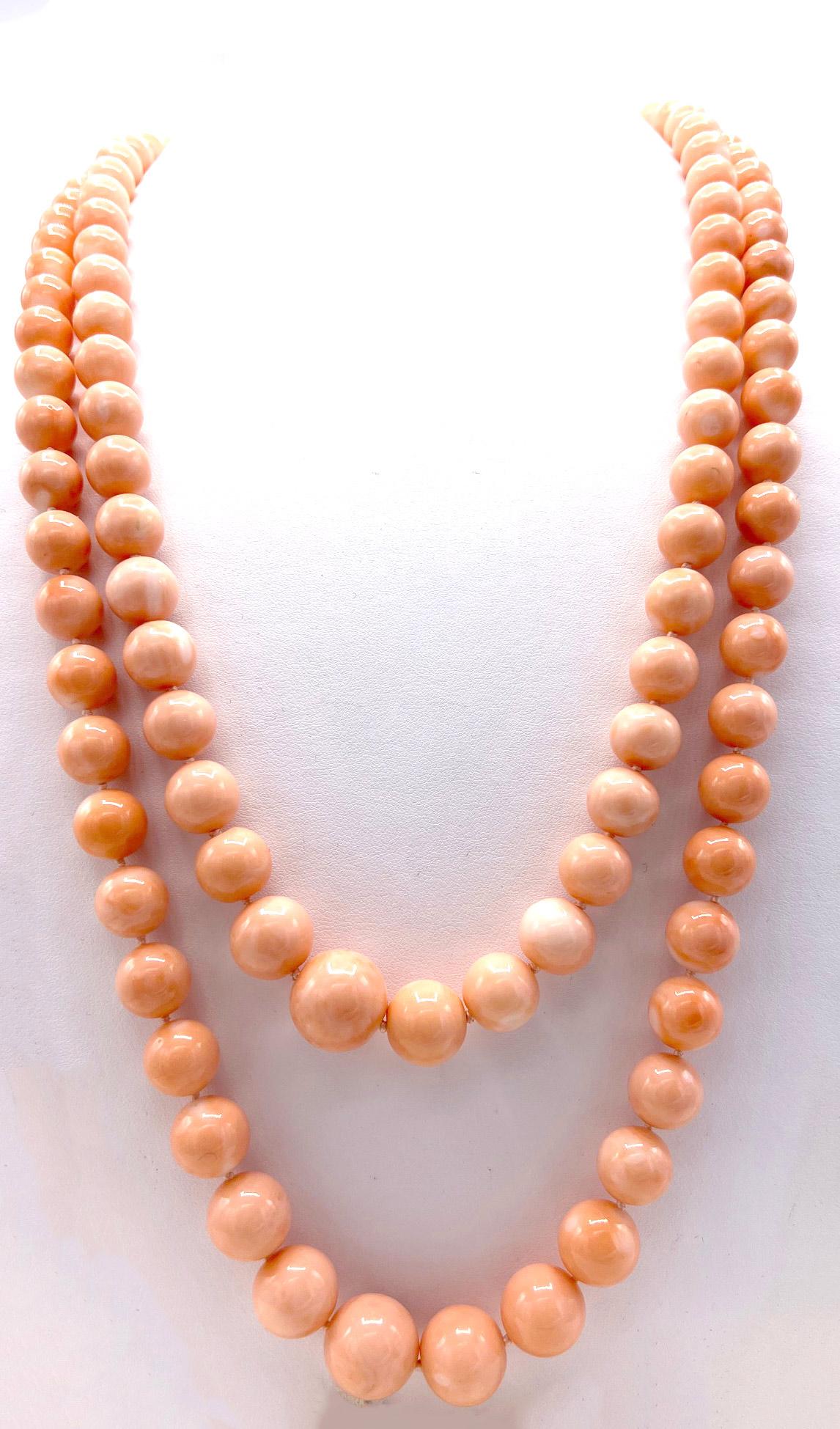 angel skin coral beads