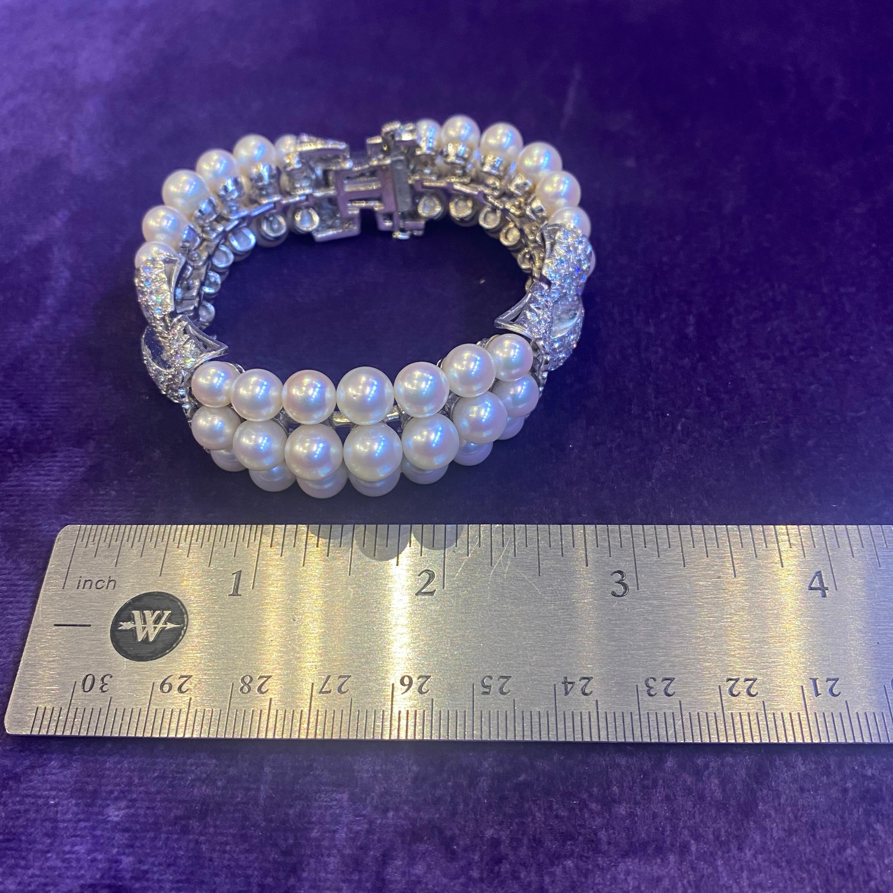 David Webb Perlen- und Diamantarmband 5