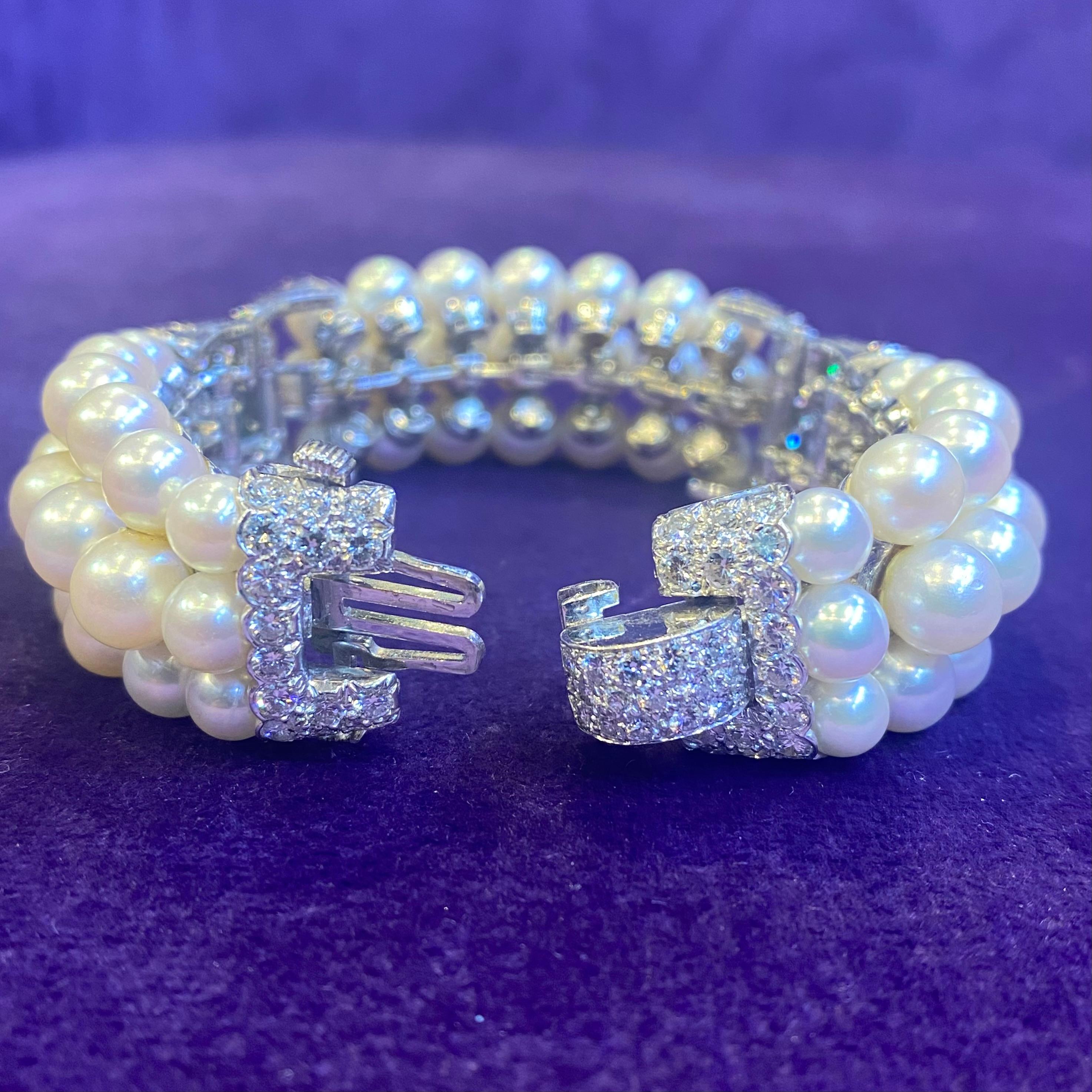 David Webb Perlen- und Diamantarmband 4