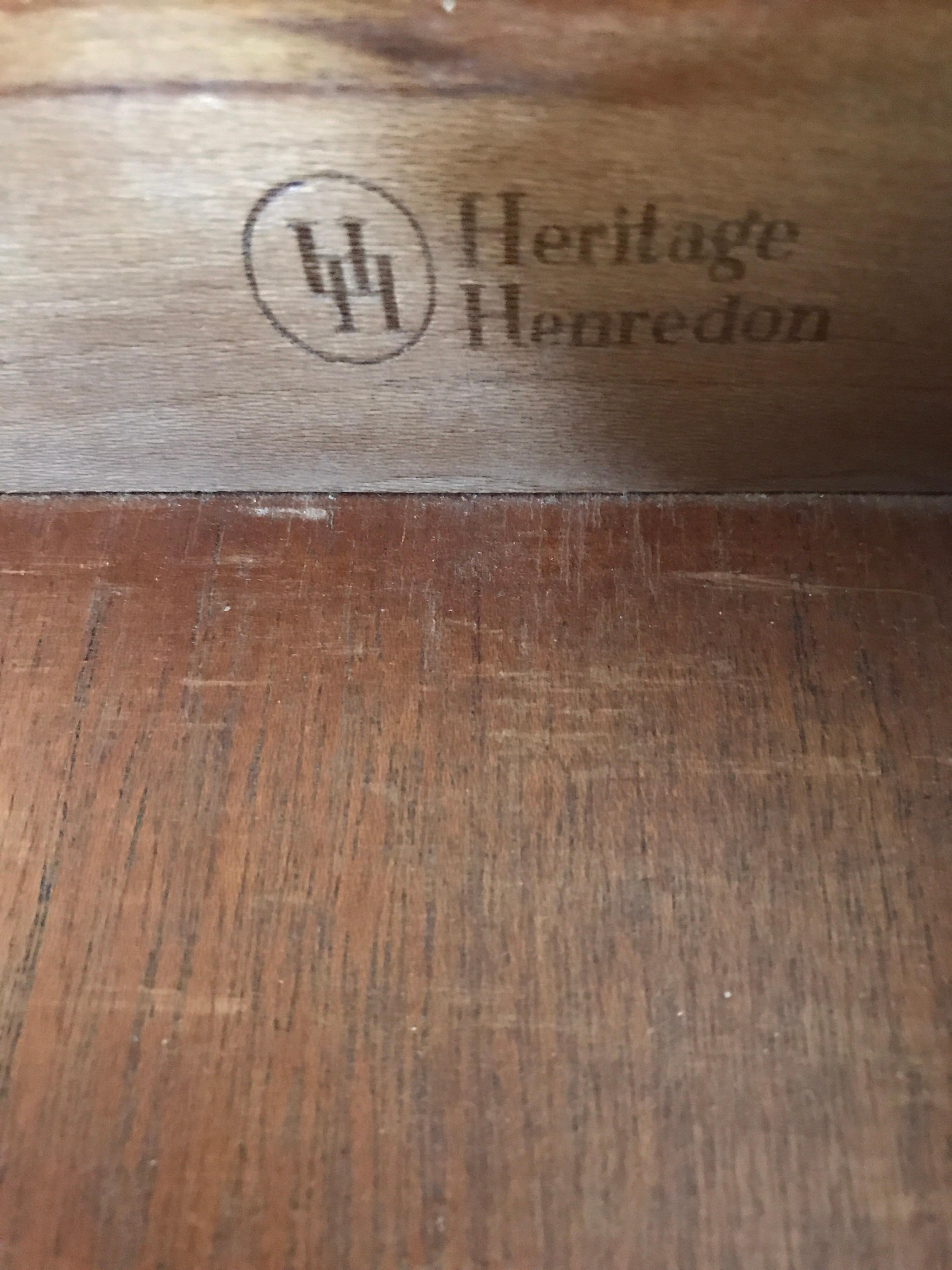 Mid-Century Modern Midcentury Heritage Henredon Small Four-Drawer Chest