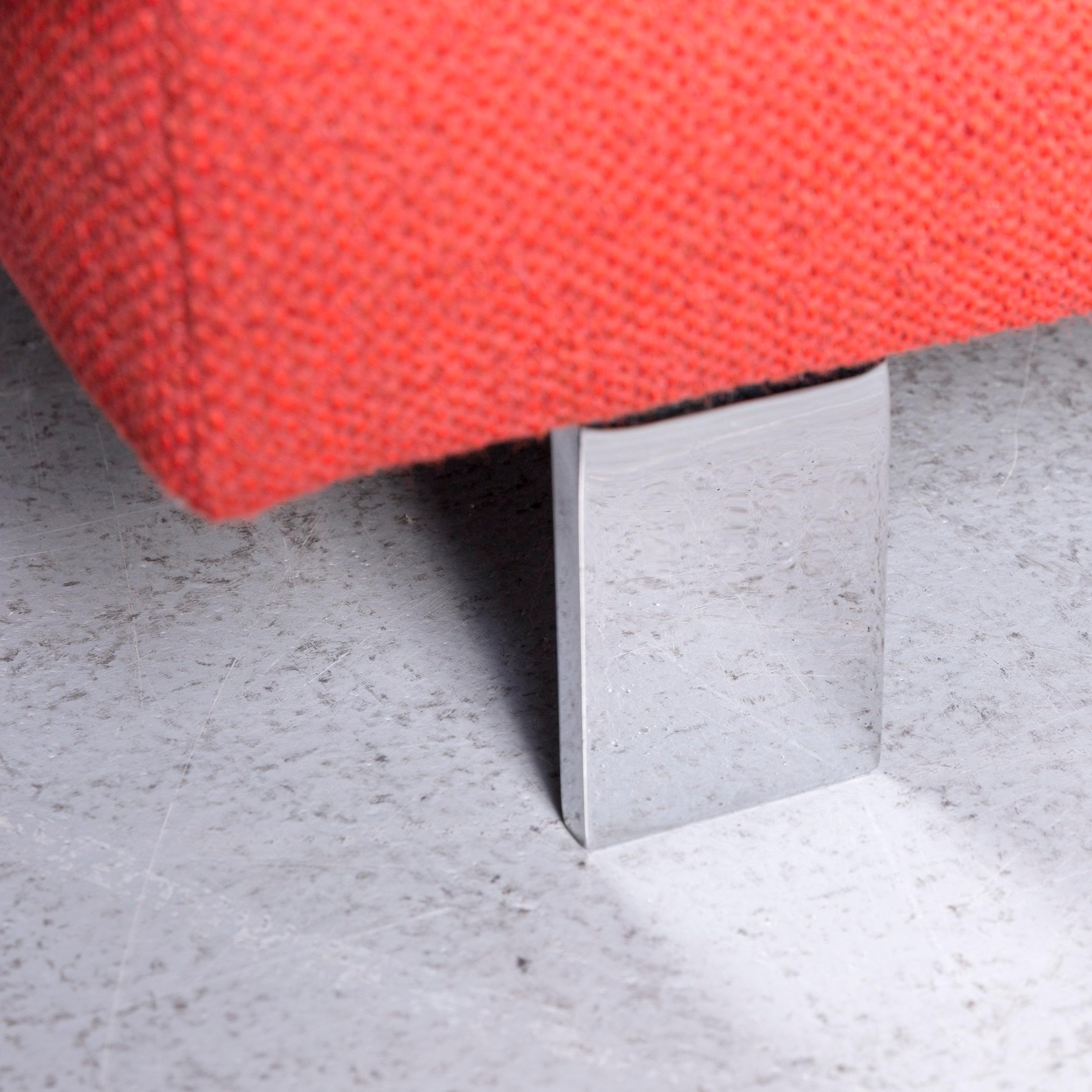 Ewald Schillig Brand Face Designer Sofa Fabric Red Corner Couch For Sale 1