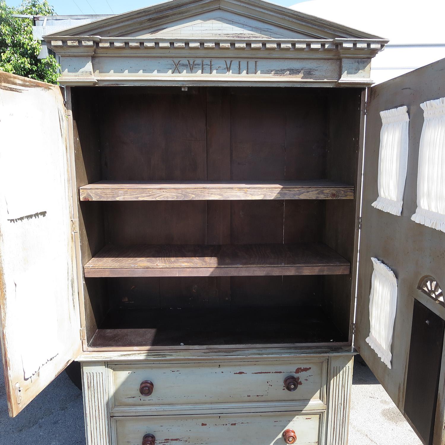 Architectural Dresser Cabinet Combo - 3 Dimensional Mansion 2