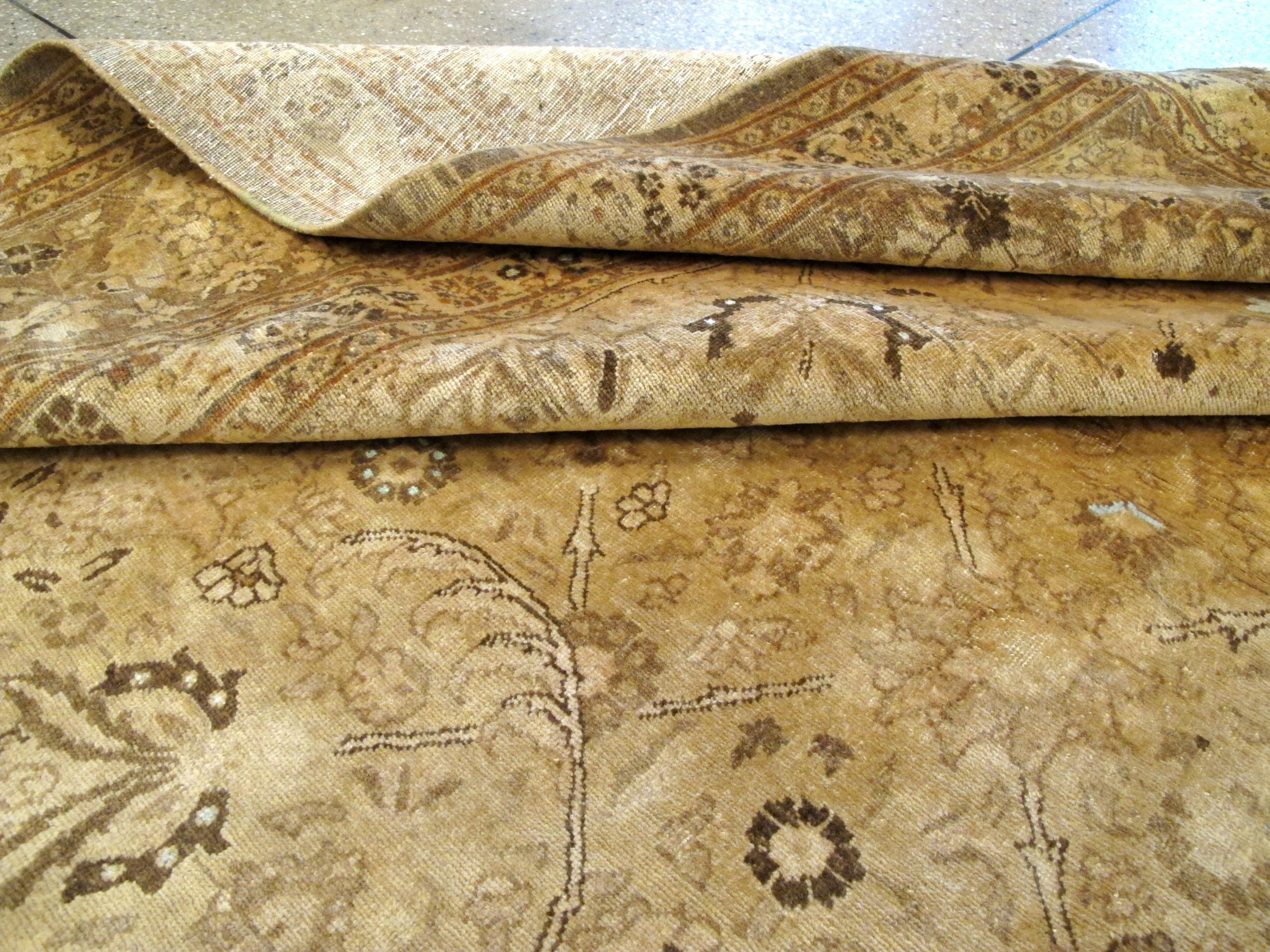 Vintage Persian Tabriz Carpet 4