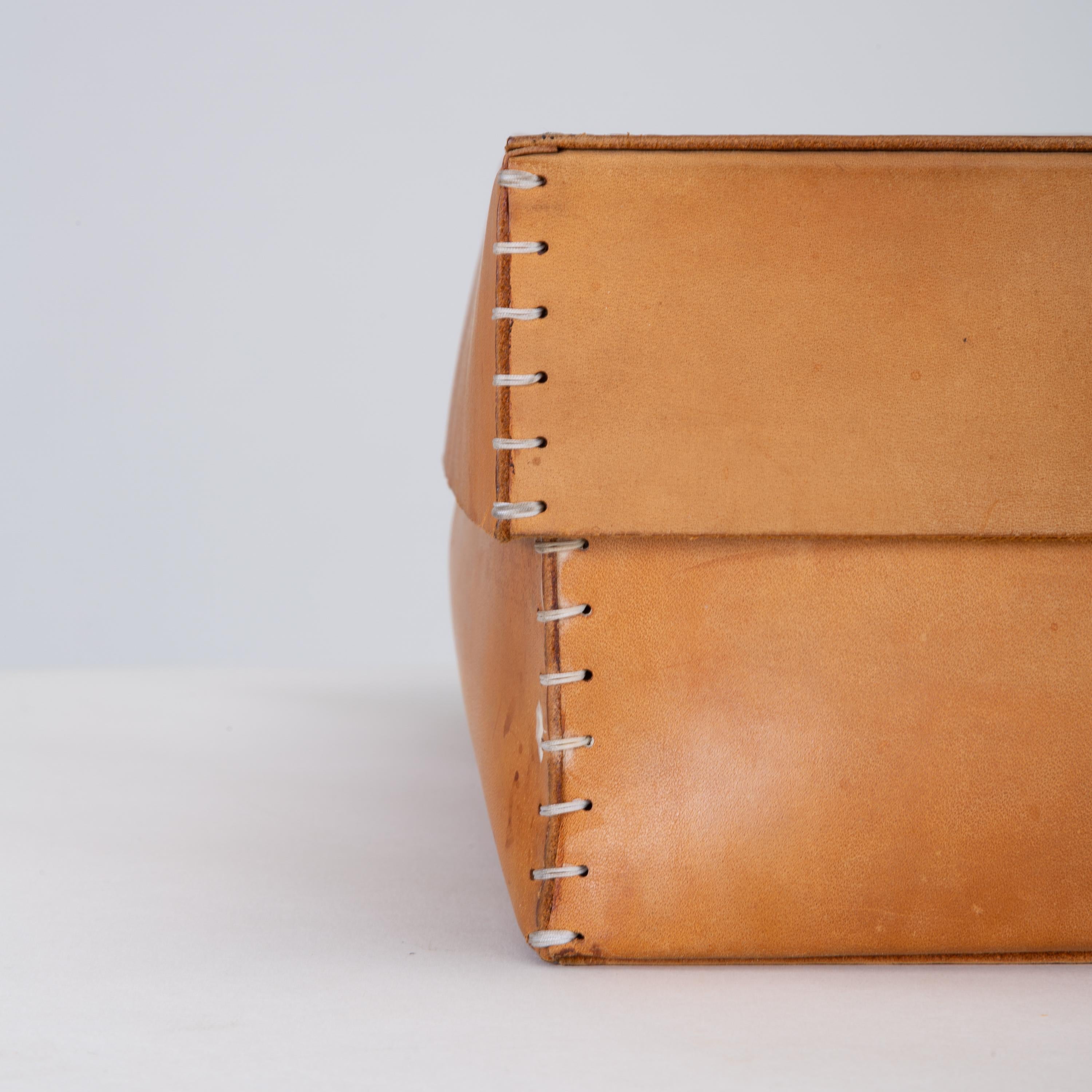 Large Leather Portfolio Box by Arte & Cuoio 3