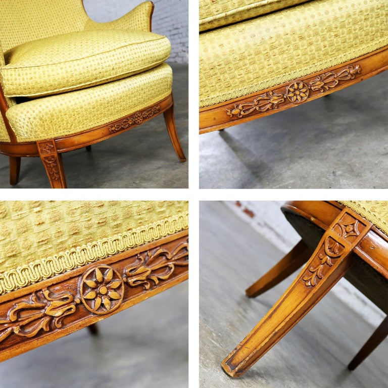 Art Deco Style High Wingback Lounge Chair From John M Smyth