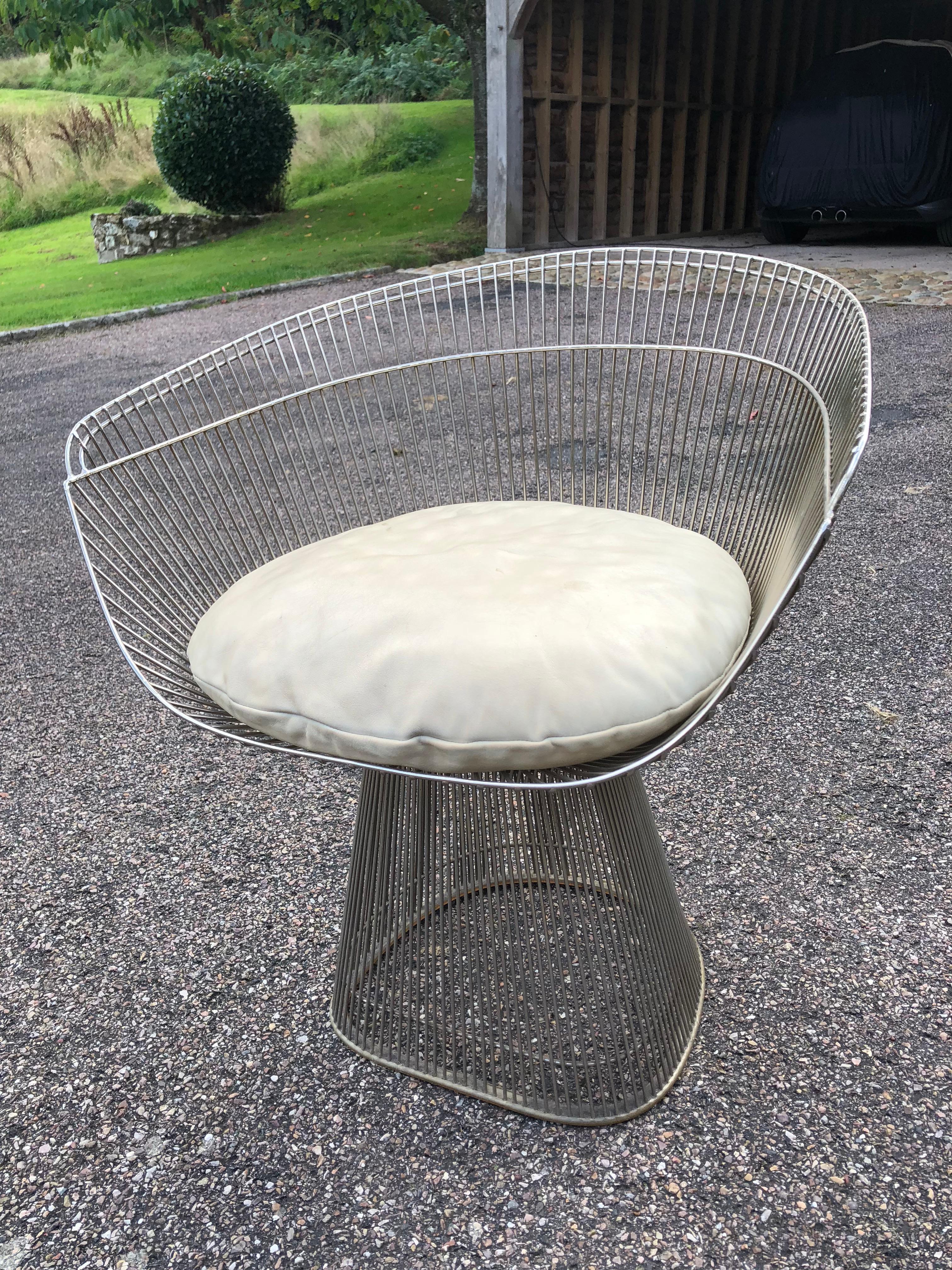 Set of Four Warren Platner Chairs, circa 1970 4