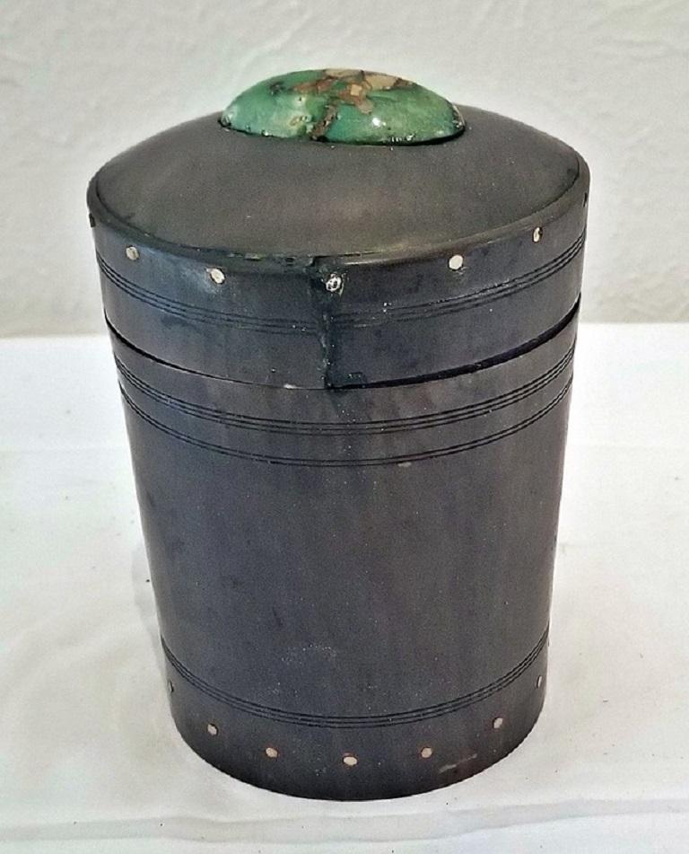 18th Century Scottish Horn and Polished Stone Tea/Tobacco Caddy 4