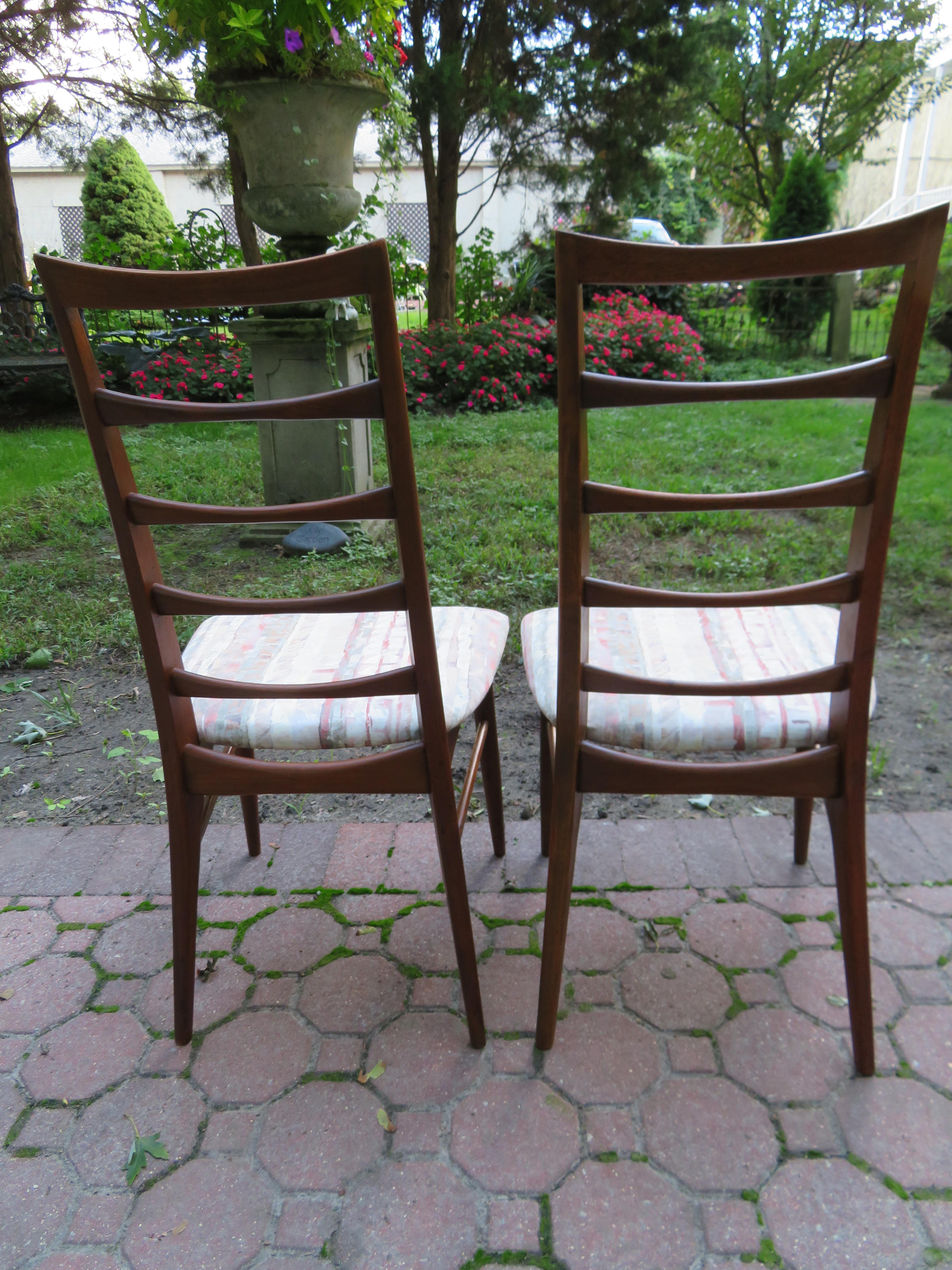 Set of Six Koefoeds Hornslet Teak Dining Chairs Midcentury Danish For Sale 6