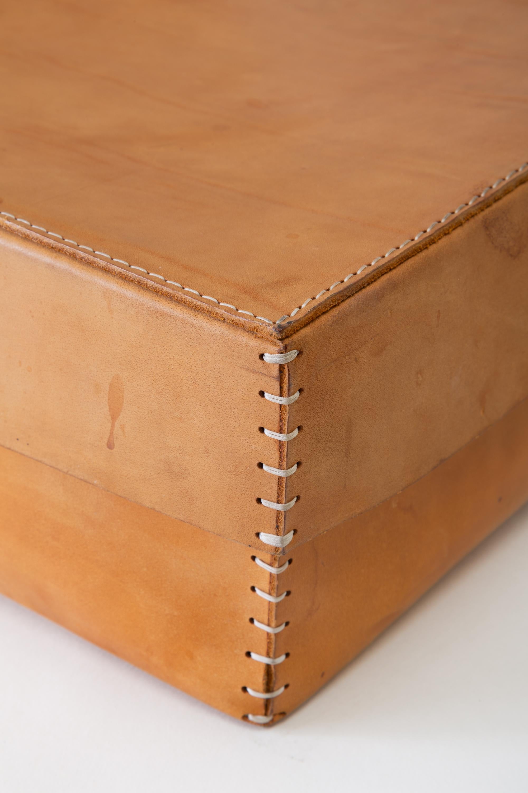 Large Leather Portfolio Box by Arte & Cuoio 5
