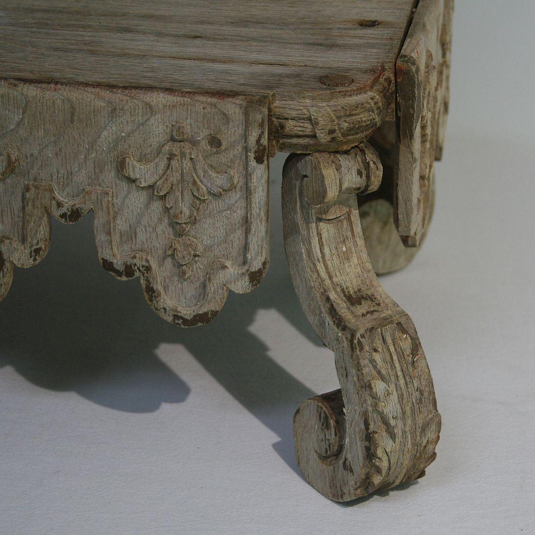French 18th Century Weathered Oak Baroque Altar 8
