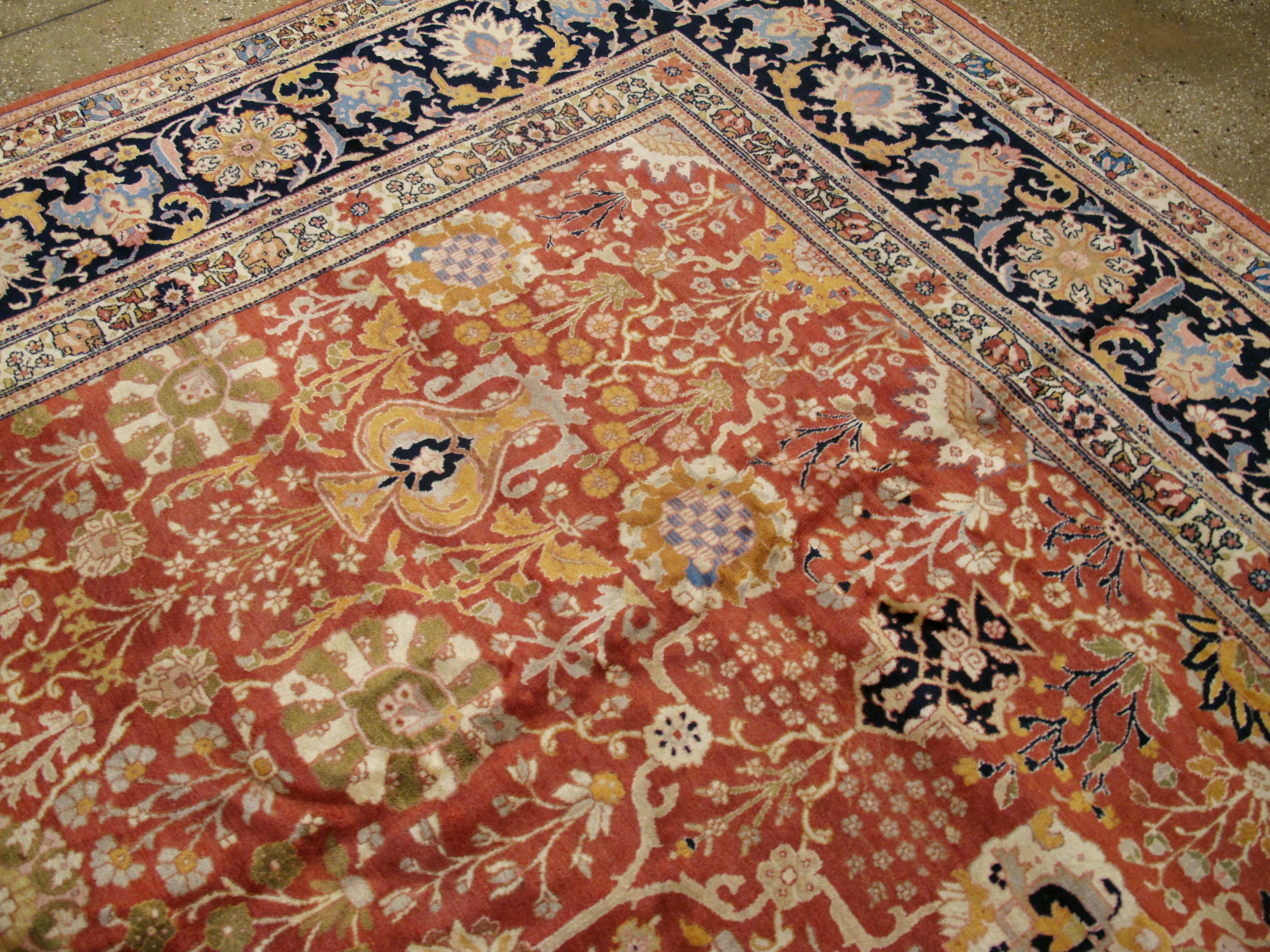 Vintage Persian Tabriz Carpet 7