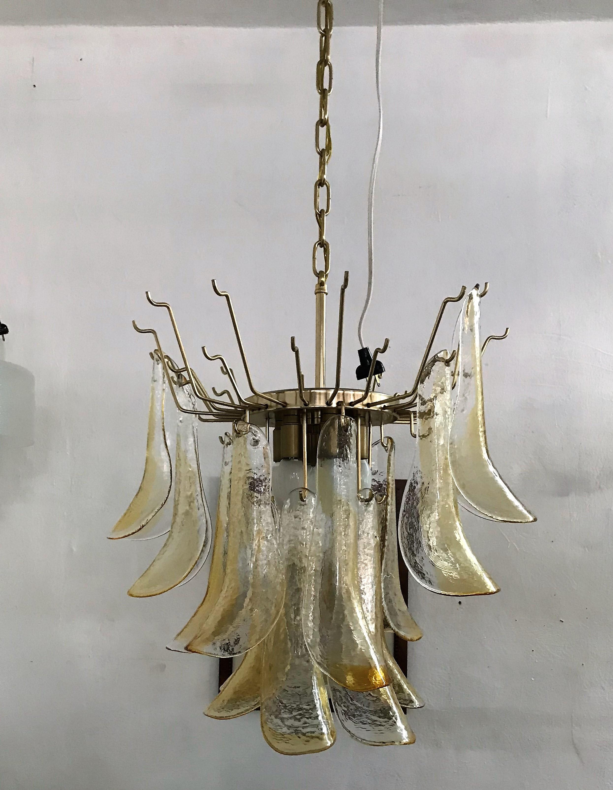 Signed Mid-Century Modern Chandelier by La Murrina in Murano Glass 7