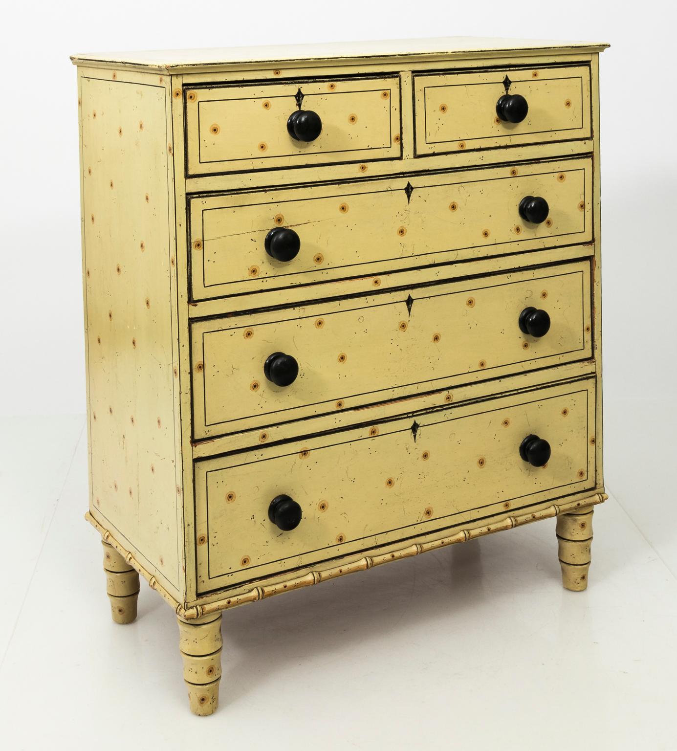 Faux Bamboo Chest of Drawers 7