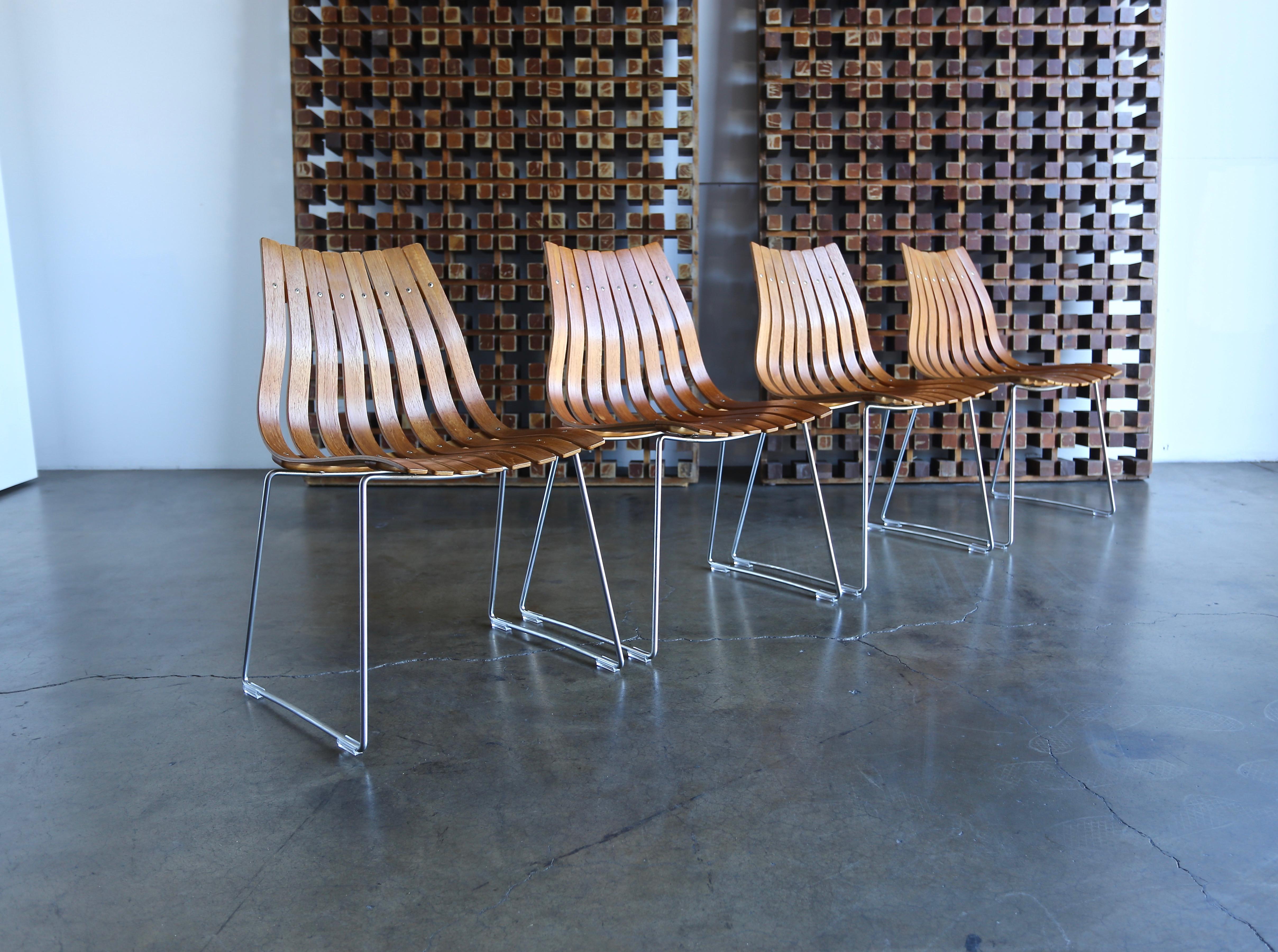 Hans Brattrud Scandia Dining Chairs for Hove Mobler, Norway 9
