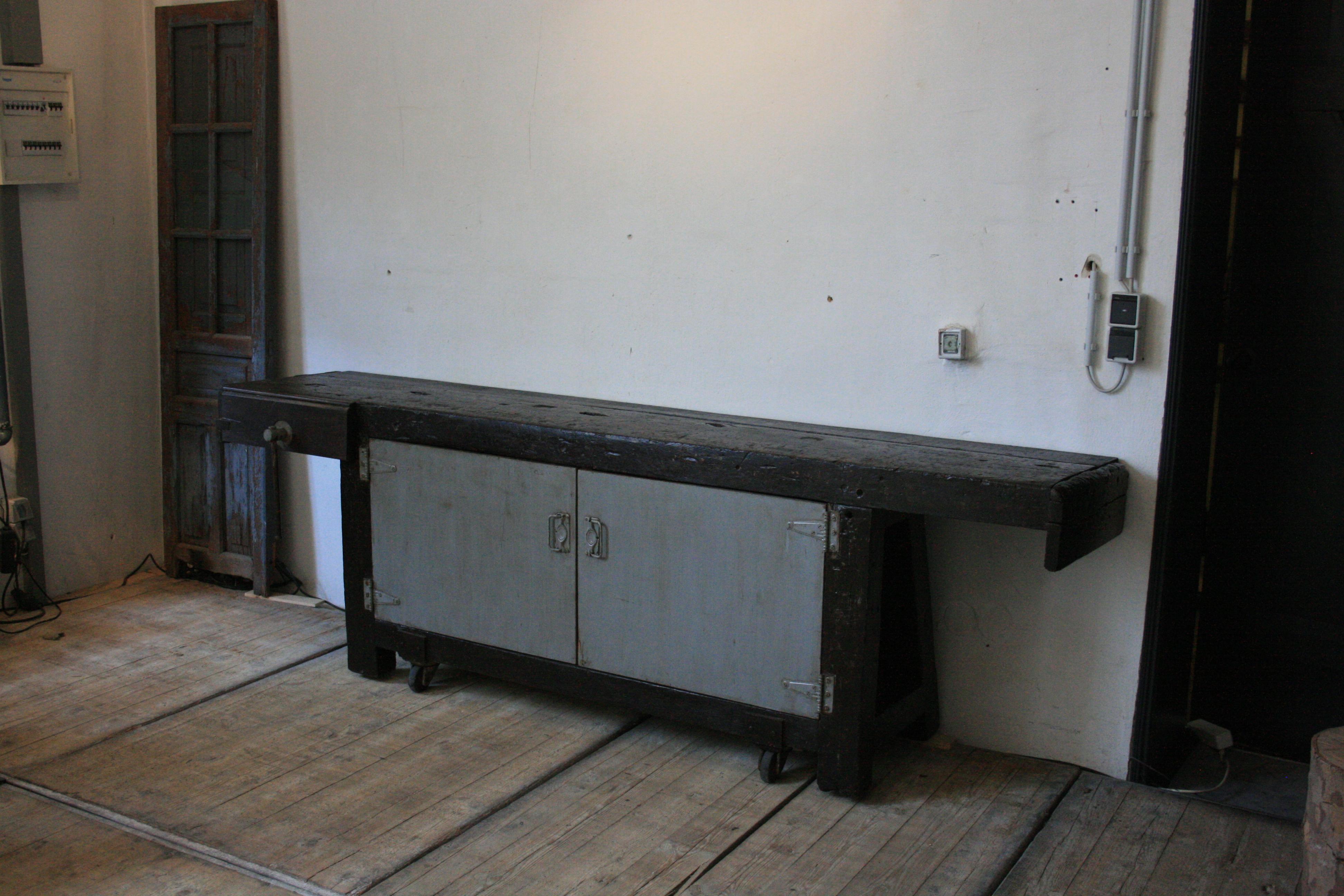 Old Industrial Workbench 11