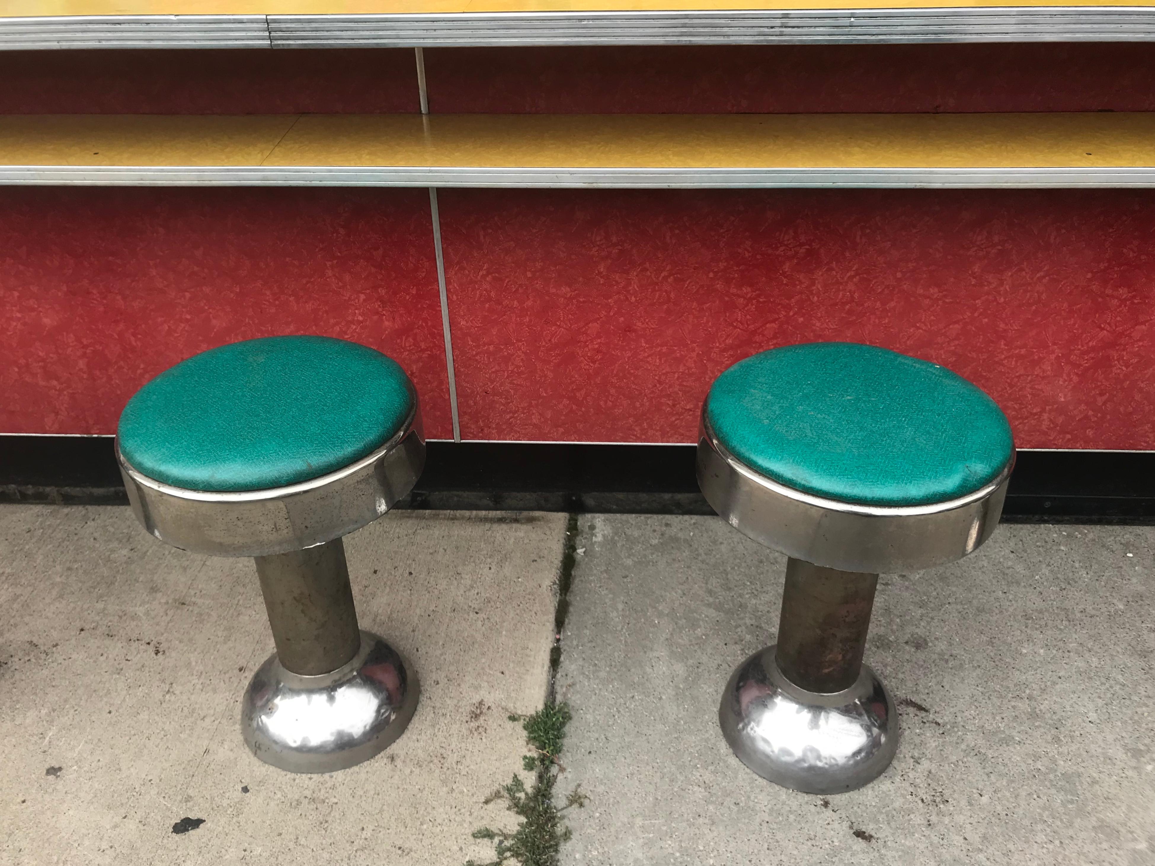 Original Art Deco Diner, Seats 40 Designed by Wolfgang Hoffmann for Howell 1930s 13
