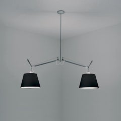 Artemide Tolomeo Schwarze Doppel-Pendelleuchte