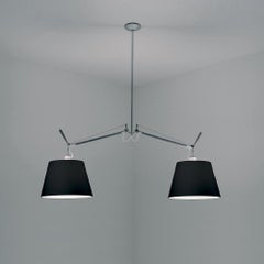 Artemide Tolomeo Schwarze Doppel-Pendelleuchte