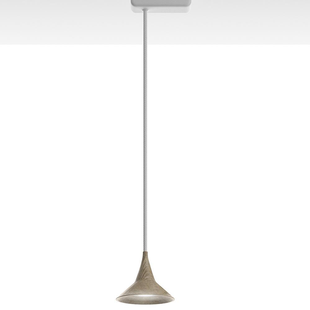 Designed for the museum in Colmar, France, Unterlinden is a suspension lamp which combines the aesthetic charm of a vintage object with contemporary technology and engineering. 

The heat-dissipating body comes in either die-cast aluminum or bronze,