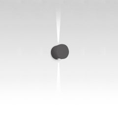 Artemide Effetto Round Narrow Spotlight in Gray with Two Beams Ernesto Gismondia